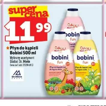Płyn do kąpieli Bobini Fun o zapachu truskawki +1 wariant
