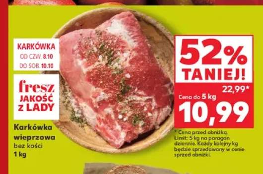 Karkówka wieprzowa bez kości