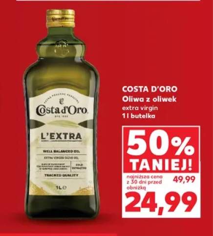 Oliwa z oliwek extra virgin Costa d'Oro
