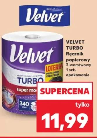 Ręcznik papierowy 3-warstwowy Velvet Turbo