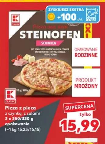Pizza z pieca z szynką K-Classic 3-pak +1 wariant