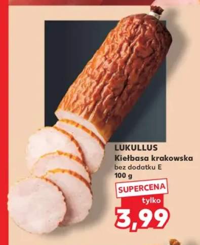 Kiełbasa krakowska bez dodatku E Lukullus