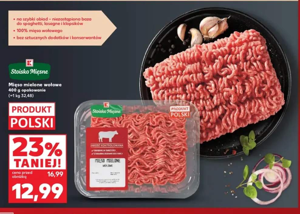Mięso mielone wołowe Stoisko Mięsne