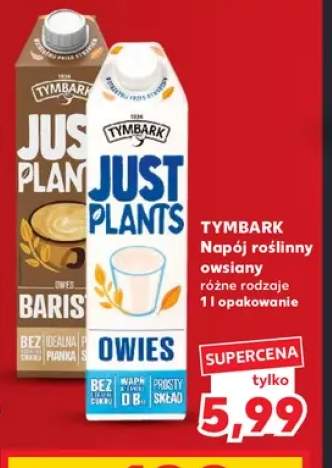 Napój roślinny owsiany Just Plants Tymbark