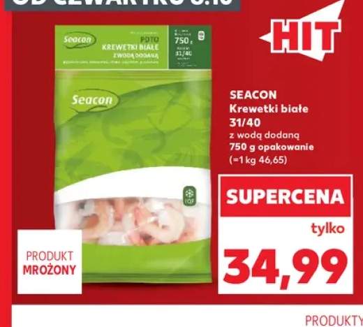 Krewetki białe z wodą dodaną Seacon