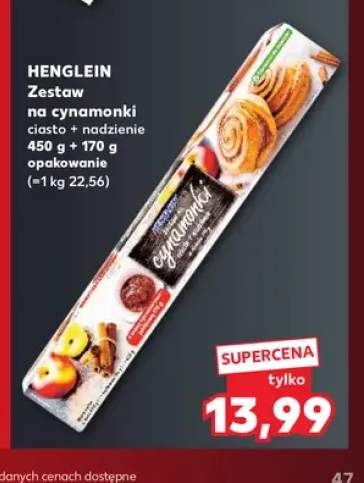 Zestaw na cynamonki ciasto + nadzienie Henglein