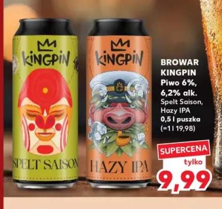 Piwo Browar Kingpin Spelt Saison +1 wariant