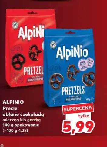 Precle oblane czekoladą mleczną Alpinio +1 wariant