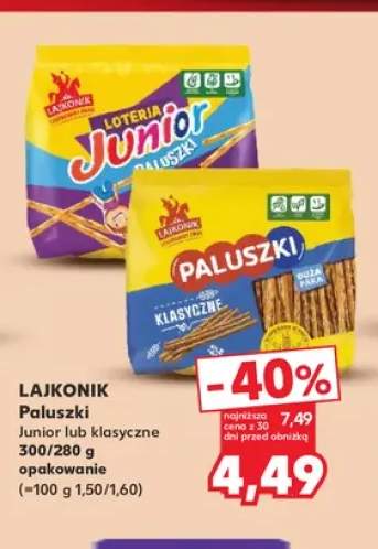 Paluszki Junior Lajkonik +1 wariant