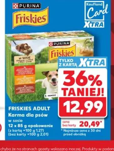 Karma dla psów w sosie Friskies Adult 12-pak 85 g
