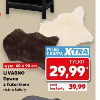 Dywan z futerkiem Livarno 60x90 cm