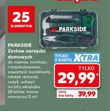 Zestaw narzędzi domowych Parkside