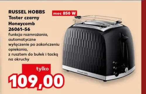 Toster czarny Honeycomb 26061-56 Russell Hobbs