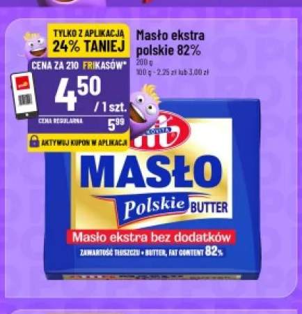Masło ekstra polskie Mlekovita 82%