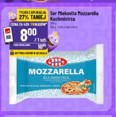 Ser Mlekovita Mozzarella Kuchmistrza