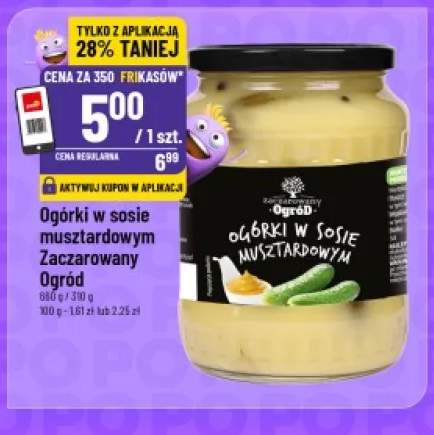Ogórki w sosie musztardowym Zaczarowany Ogród