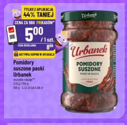 Pomidory suszone paski Urbanek