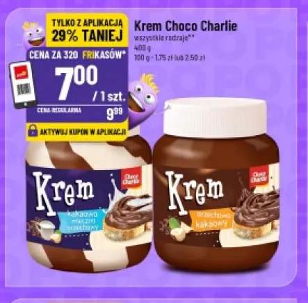 Krem Choco Charlie kakaowo-mleczno-orzechowy +1 wariant
