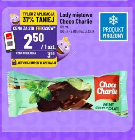 Lody miętowe Choco Charlie