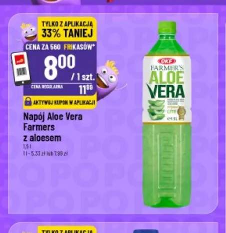 Napój Aloe Vera Farmers z aloesem
