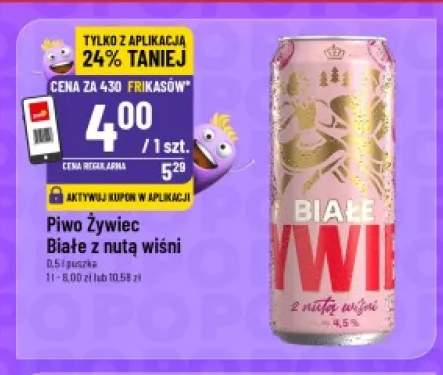 Piwo Żywiec Białe z nutą wiśni
