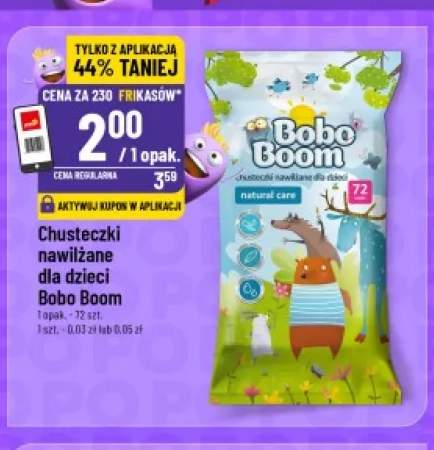 Chusteczki nawilżane dla dzieci Bobo Boom