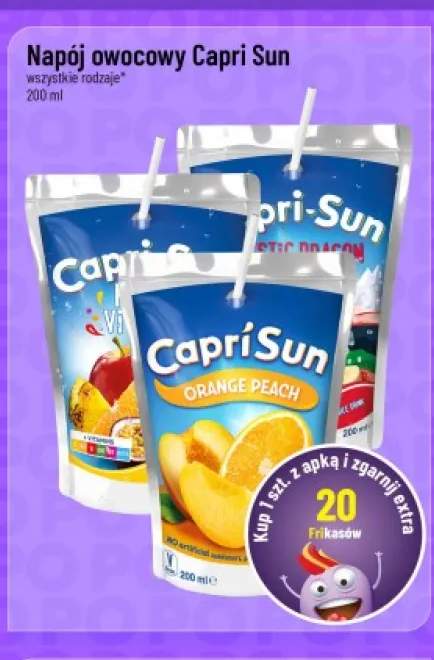 Napój owocowy Capri Sun Orange Peach +2 warianty