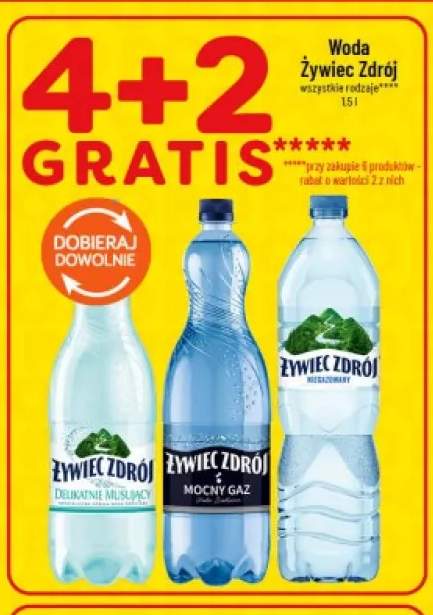 Woda gazowana Żywiec Zdrój delikatnie musująca +2 warianty