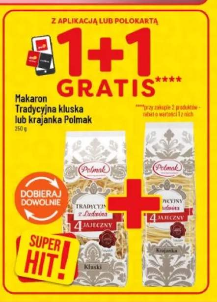 Makaron Tradycyjna kluska Polmak +1 wariant