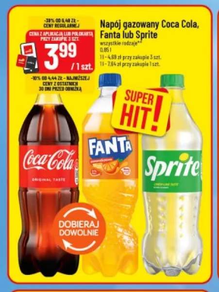 Napój gazowany Coca-Cola +2 warianty