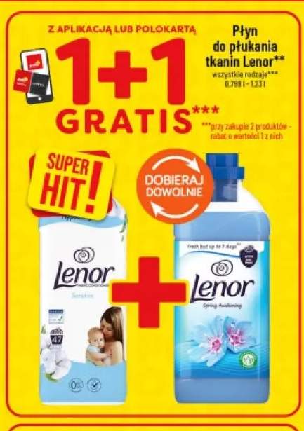 Płyn do płukania tkanin Lenor Sensitive +1 wariant