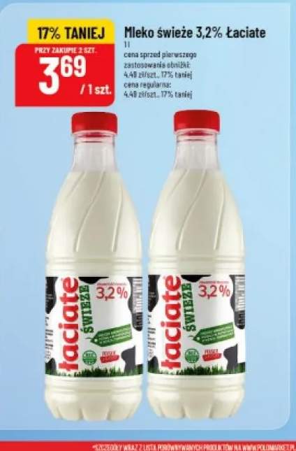 Mleko świeże Łaciate 3,2%