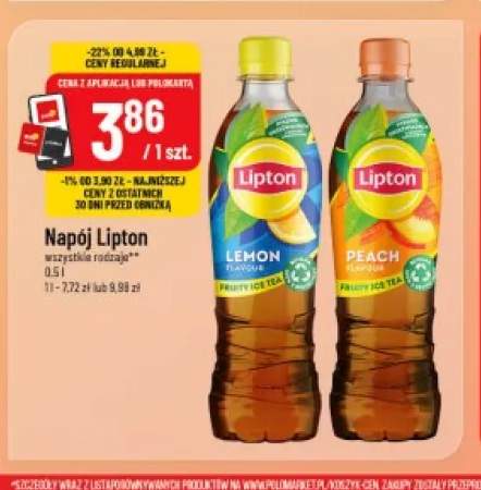 Napój Lipton Lemon +1 wariant