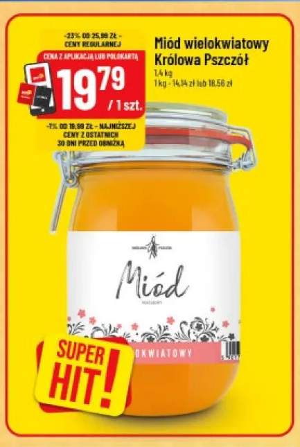 Miód wielokwiatowy Królowa Pszczół