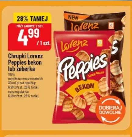 Chrupki Lorenz Peppies żeberka +1 wariant