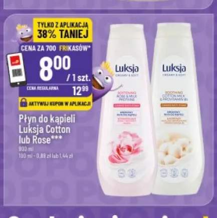 Płyn do kąpieli Luksja Cotton +1 wariant