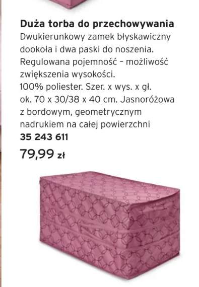 Duża torba do przechowywania
