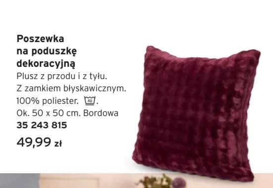 Poszewka na poduszkę dekoracyjną 50x50 cm