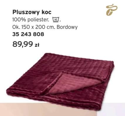 Pluszowy koc 150x200 cm
