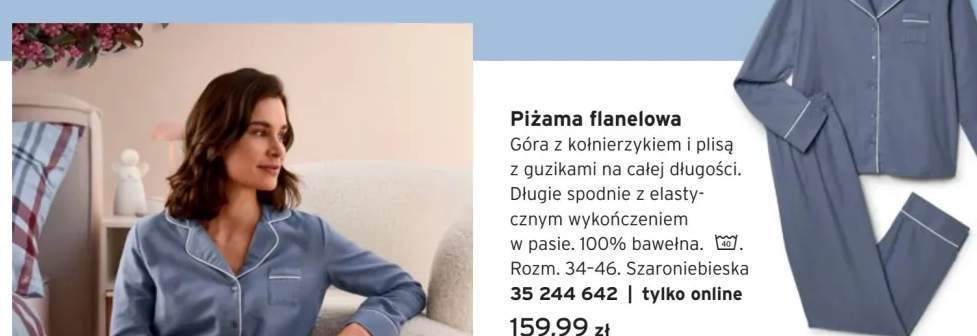 Piżama flanelowa