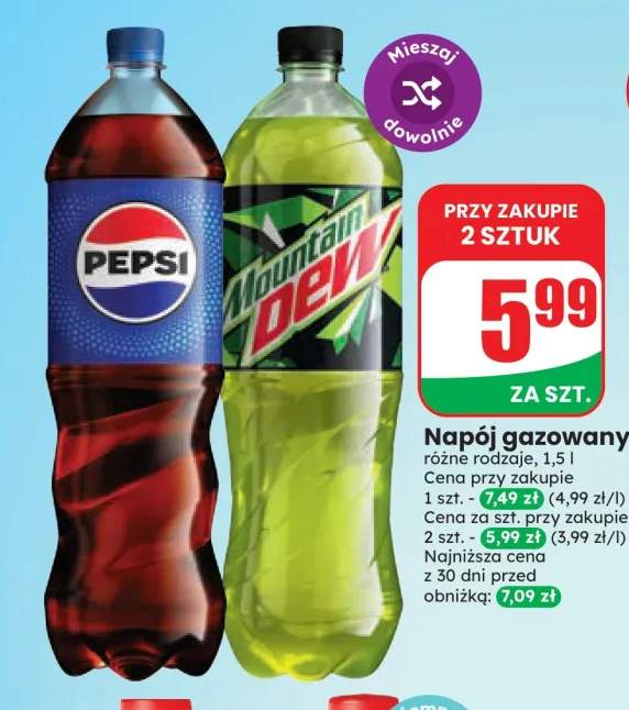 Napój gazowany Pepsi +1 wariant