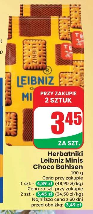 Herbatniki Leibniz Minis Choco Bahlsen