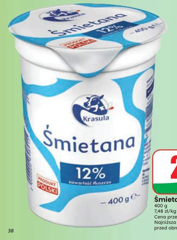 Śmietana Krasula 12%