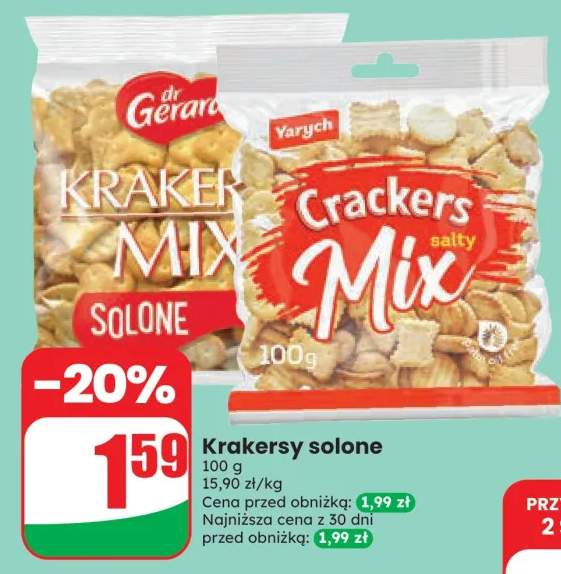 Krakersy solone Dr Gerard +1 wariant