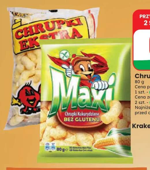 Chrupki kukurydziane Maxi