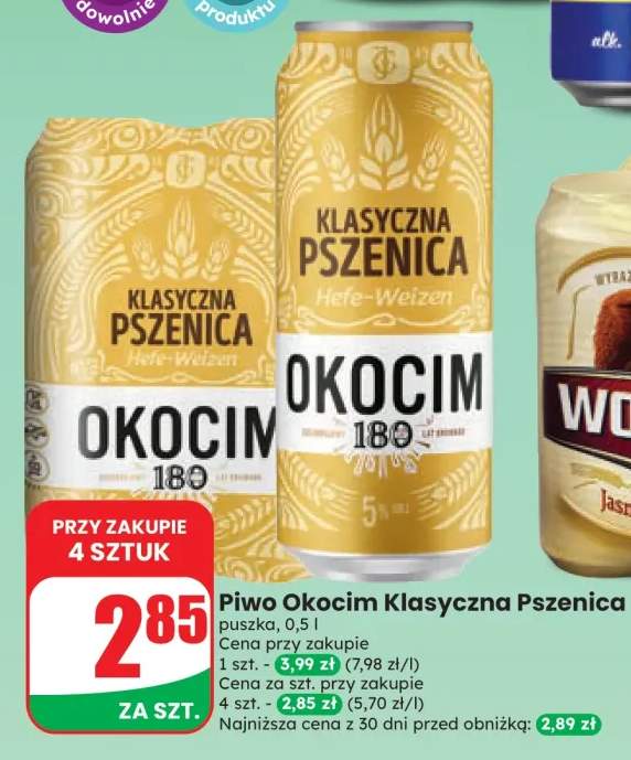 Piwo Okocim Klasyczna Pszenica