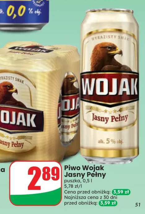Piwo Wojak Jasny Pełny