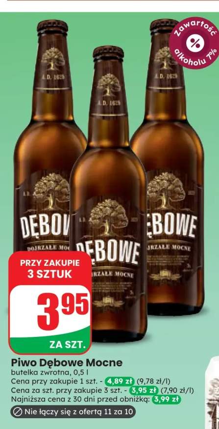 Piwo Dębowe Mocne
