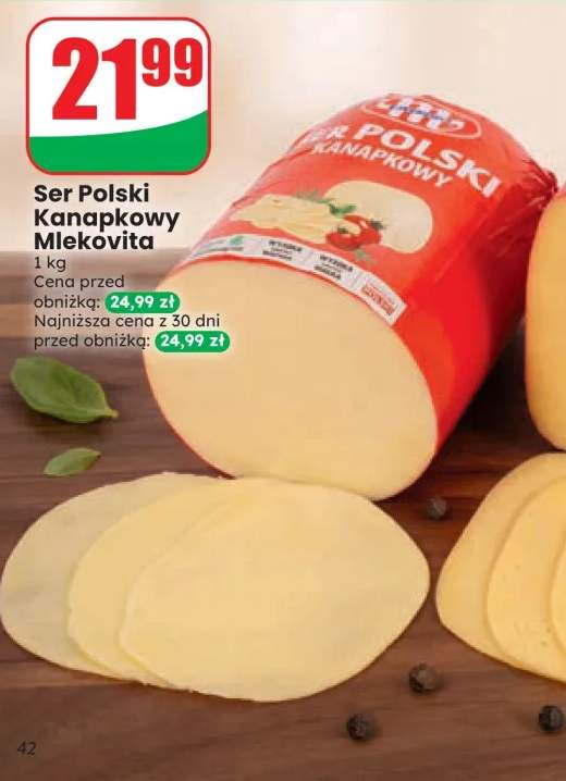 Ser Polski Kanapkowy Mlekovita