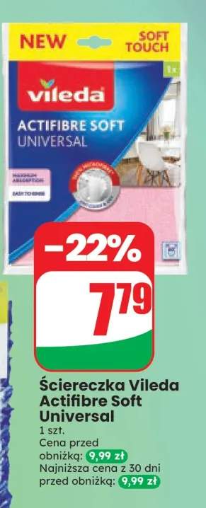 Ściereczka Vileda Actifibre Soft Universal